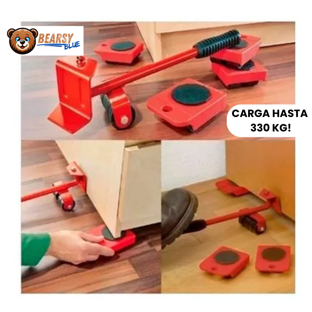 DeslizaMax Pro - Set Para Mover Artefactos Muebles Pesado