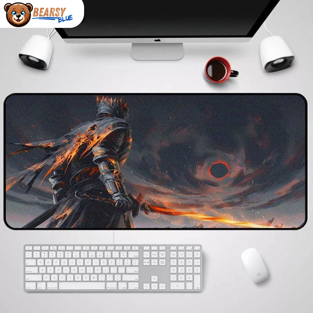 Guerrero Fuego - Mouse Pad Gamer