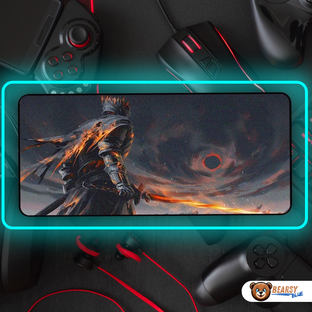 Guerrero Fuego - Mouse Pad Gamer